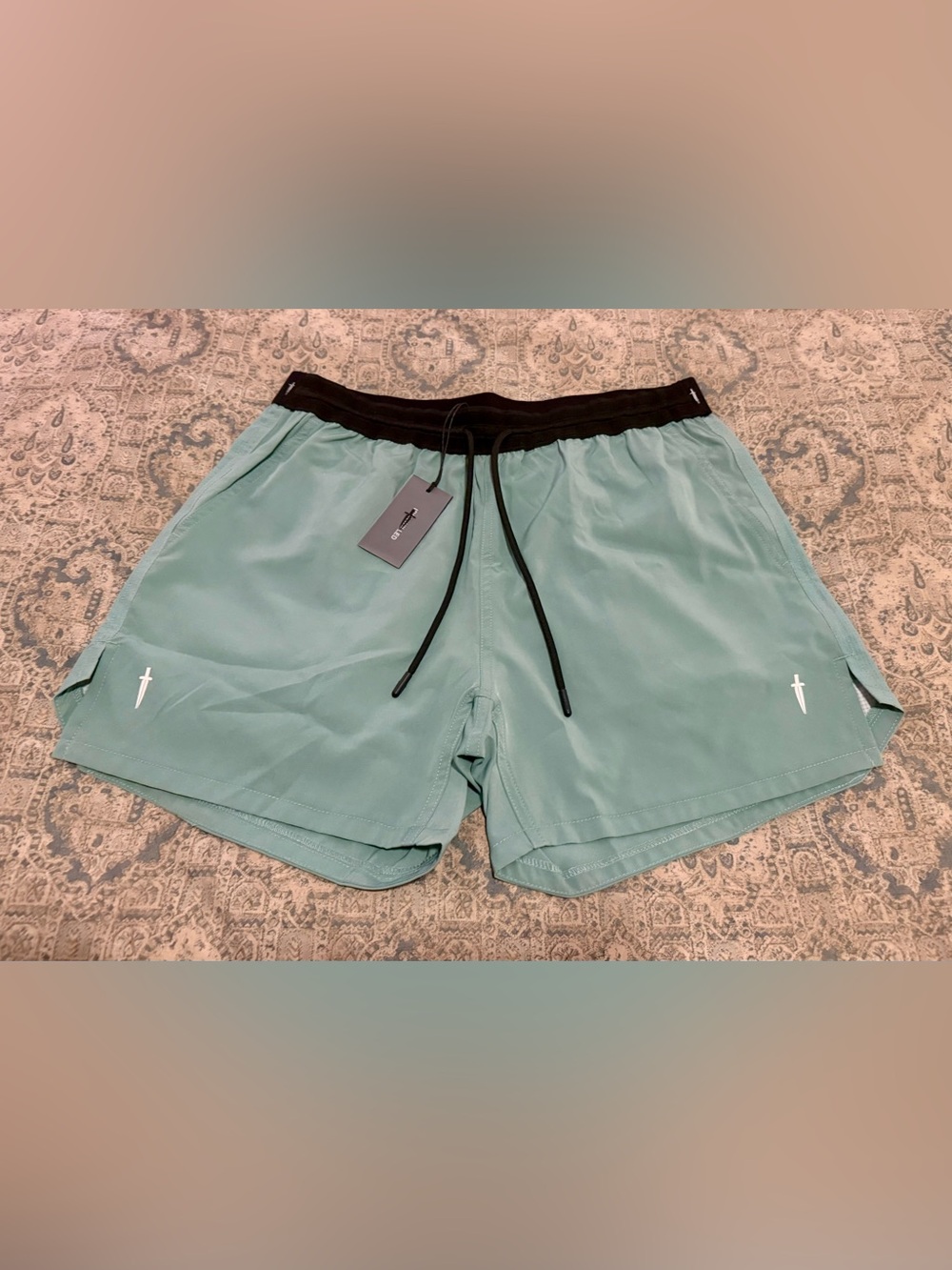 Ironwilled Training Athletic Shorts with Black Waistband
